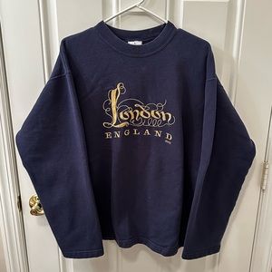 Vintage 💎 90s/Y2K Hanes London England crewneck